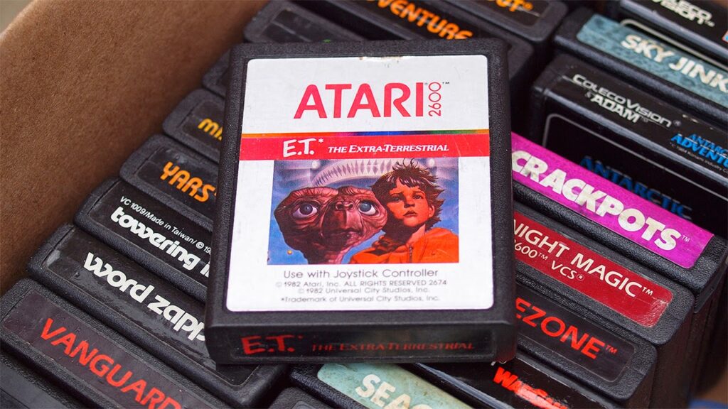 jogo E.T Atari 2600