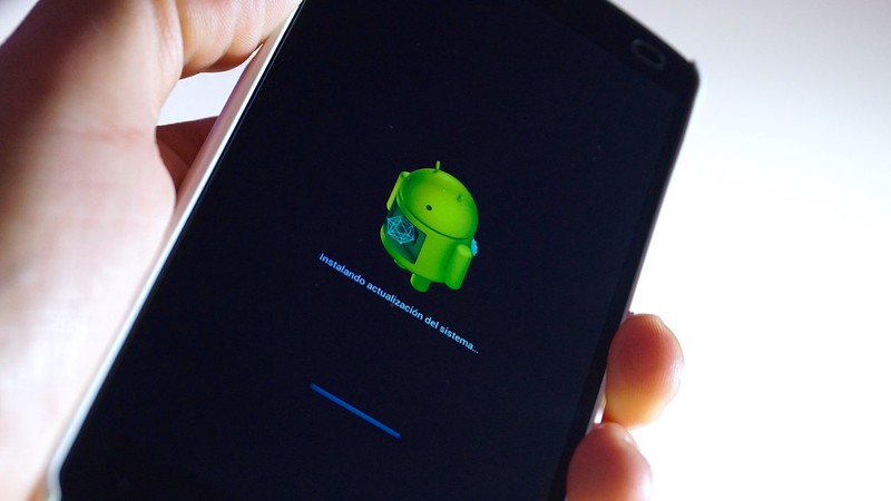 atualização Android smartphone