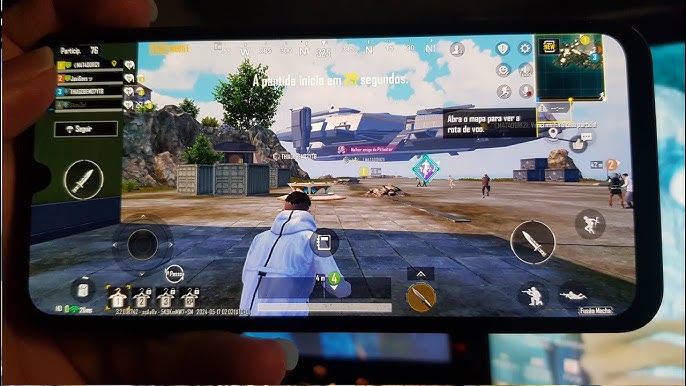 Galaxy A15 rodando jogos