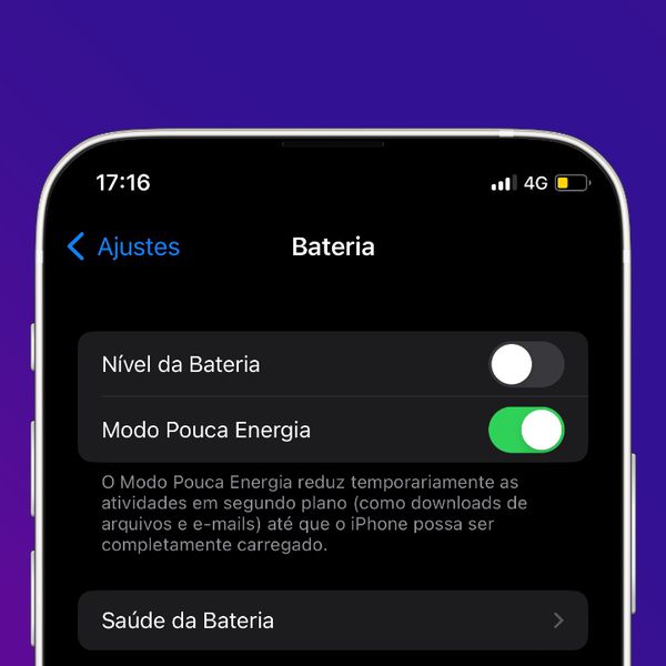 modo economia de bateria