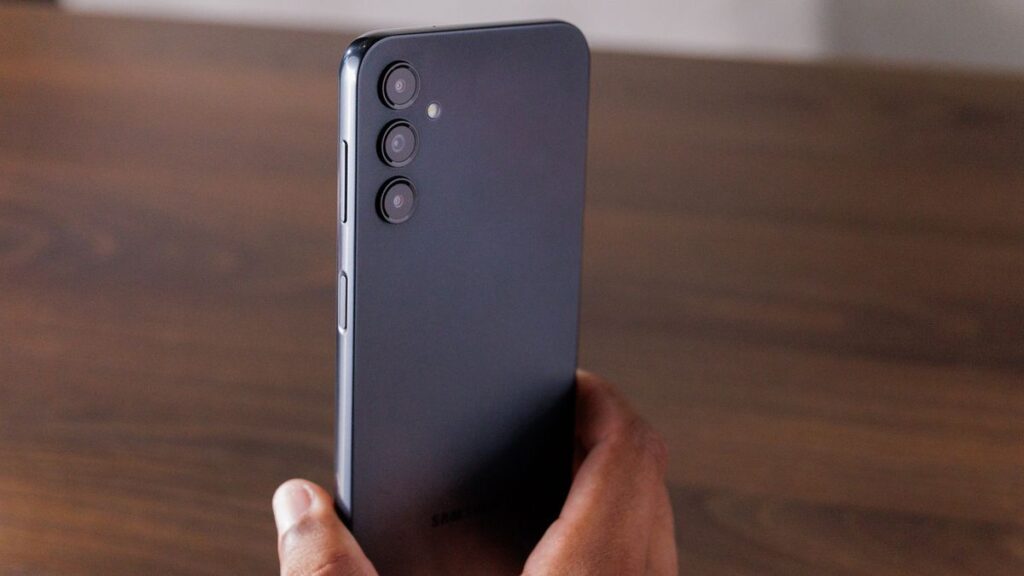 design do Samsung Galaxy A15