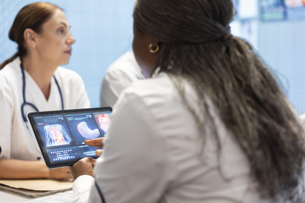 inteligência artificial analisando exames